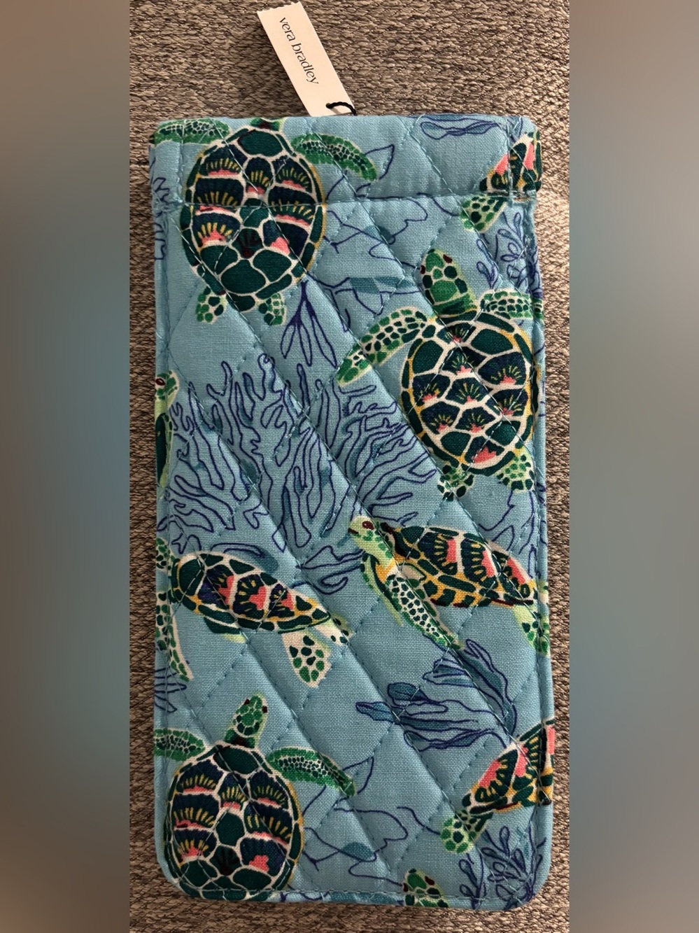 Vera Bradley Sea Turtles & Coral Eyeglass Case